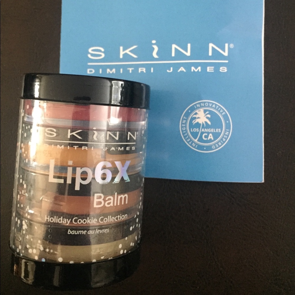 Set of 4 Skinn by Dimitri James Lip6x Balm